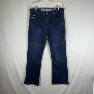 Bilt Iron Workers Reinforced Women’s Jeans Size 12 Regular Blue Denim 0398
